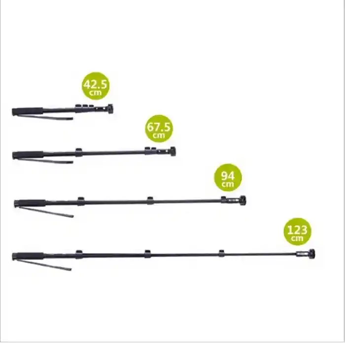 YUNTENG YT-1288 Extendable Wired Cable Monopod With Bluetooth Remote Control Selfie Stick